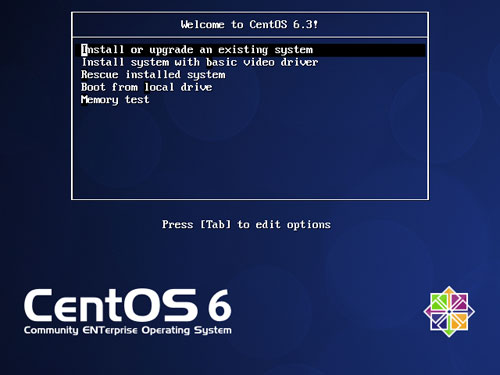 CentOS 6.3 Boot
