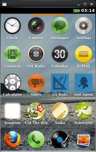 Firefox OS Menu